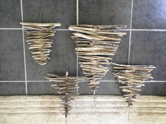 废物利用DIY立体圣诞树的简单教程(图3)
