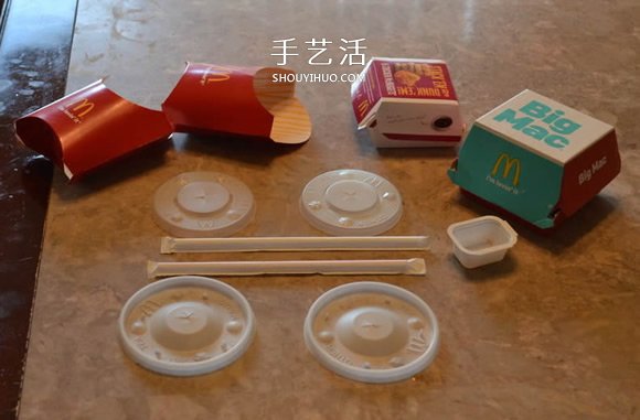麦当劳包装盒废物利用 手工制作酷炫赛车模型(图2)