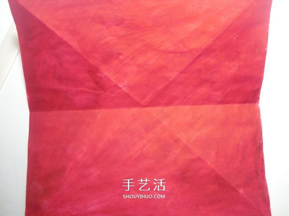 手工篝火的折纸方法 怎么折纸火焰图解教程(图6)