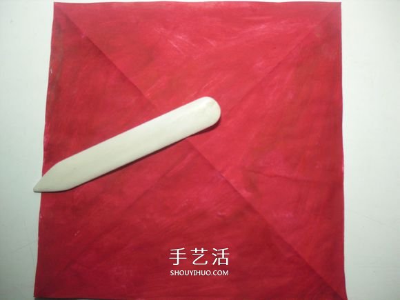 手工篝火的折纸方法 怎么折纸火焰图解教程(图3)