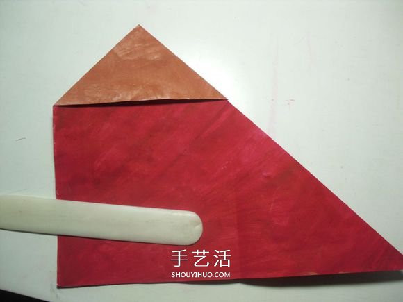 手工篝火的折纸方法 怎么折纸火焰图解教程(图9)
