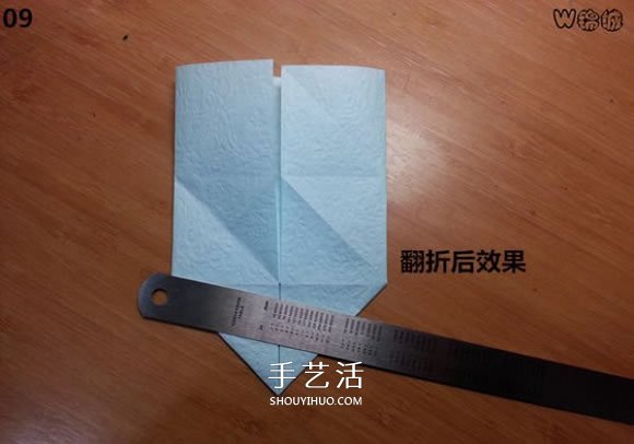 卡通天使的折纸教程 手工折可爱的天使图解(图10)