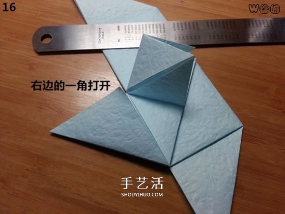 卡通天使的折纸教程 手工折可爱的天使图解(图17)