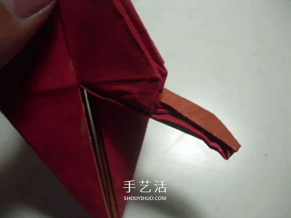 手工篝火的折纸方法 怎么折纸火焰图解教程(图28)