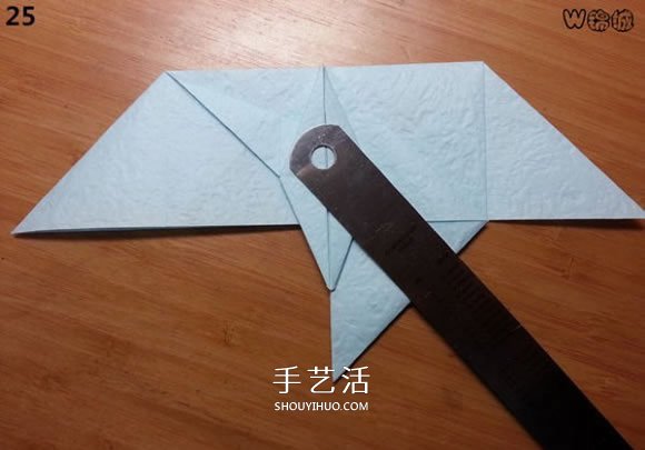 卡通天使的折纸教程 手工折可爱的天使图解(图26)