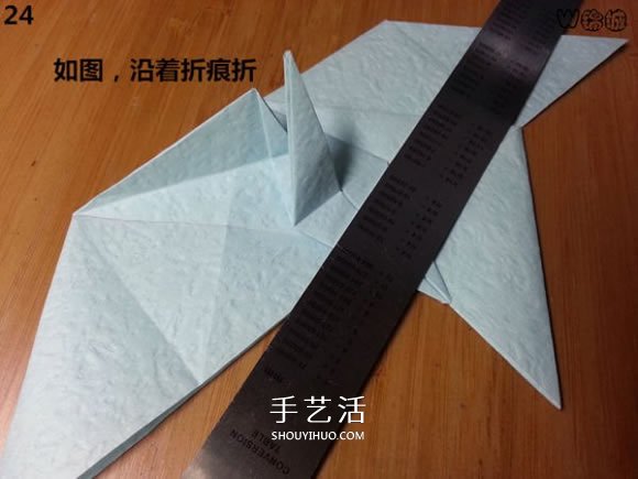 卡通天使的折纸教程 手工折可爱的天使图解(图25)
