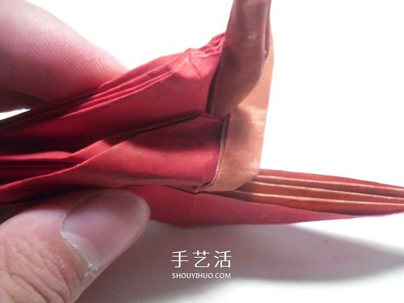 手工篝火的折纸方法 怎么折纸火焰图解教程(图32)