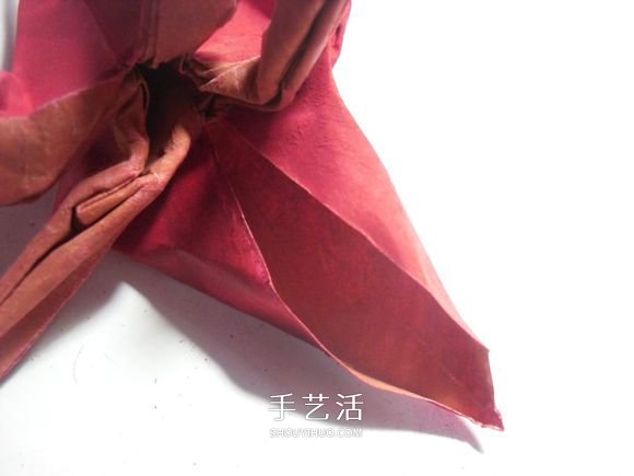 手工篝火的折纸方法 怎么折纸火焰图解教程(图38)