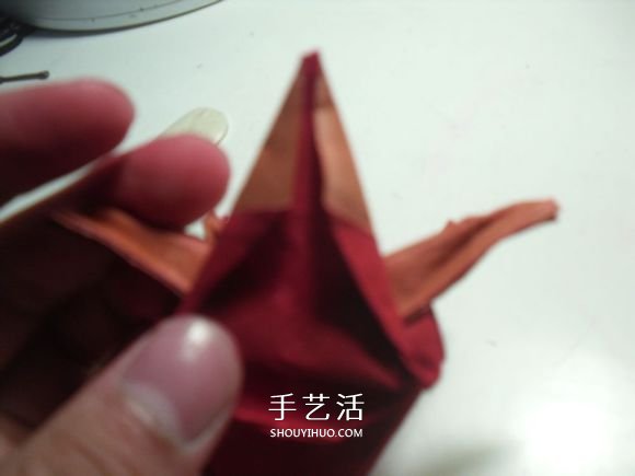 手工篝火的折纸方法 怎么折纸火焰图解教程(图40)