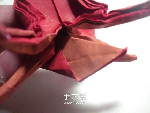 手工篝火的折纸方法 怎么折纸火焰图解教程(图39)