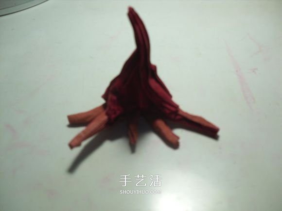 手工篝火的折纸方法 怎么折纸火焰图解教程(图44)