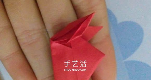 怎么折纸兔子鞋的过程 手工兔子鞋子的折法(图19)