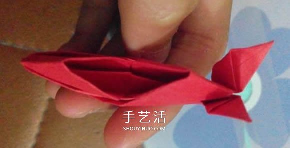 怎么折纸兔子鞋的过程 手工兔子鞋子的折法(图20)