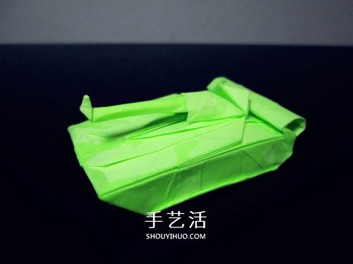 手工折纸坦克图解教程 坦克怎么折的详细步骤(图2)