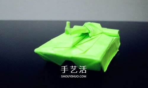 手工折纸坦克图解教程 坦克怎么折的详细步骤(图4)