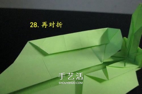 手工折纸坦克图解教程 坦克怎么折的详细步骤(图33)