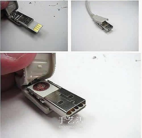 简单另类优盘DIY方法图解 做一个当礼物不错！(图7)