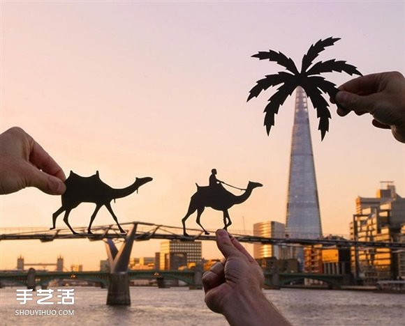 当剪纸艺术遇上建筑 全球地标都被他玩坏了！(图2)