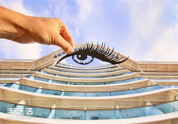 当剪纸艺术遇上建筑 全球地标都被他玩坏了！(图12)