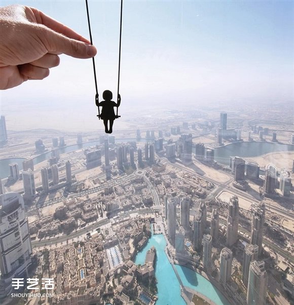 当剪纸艺术遇上建筑 全球地标都被他玩坏了！(图38)