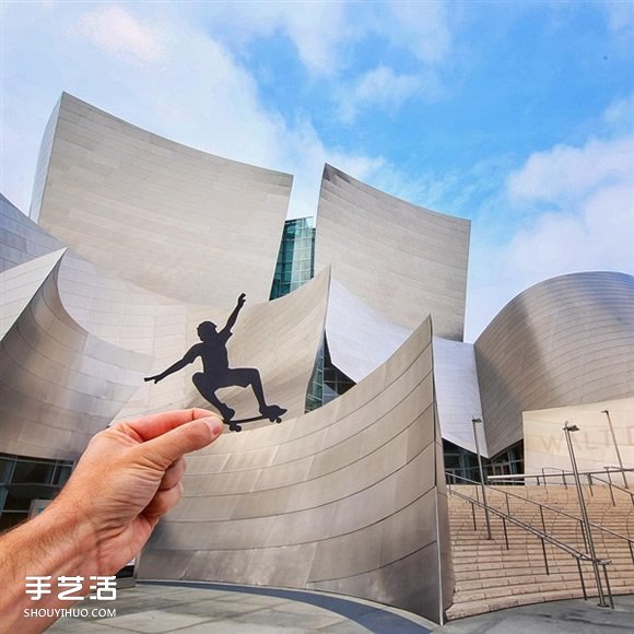 当剪纸艺术遇上建筑 全球地标都被他玩坏了！(图40)
