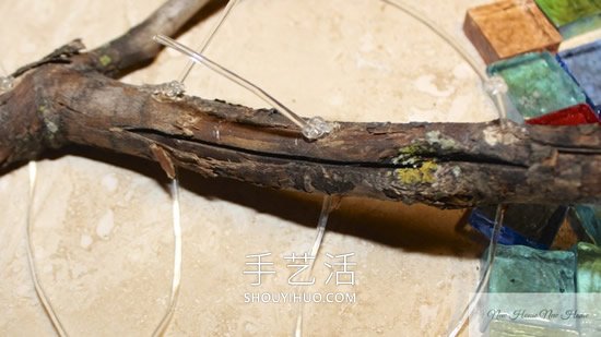 废品旧物再利用！自制创意春天风铃的教程(图11)