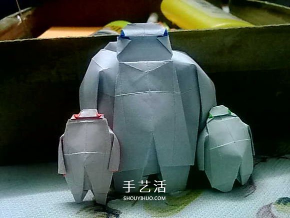 萌神折纸教程 可爱立体大白的折法图解步骤 - 双维造物网