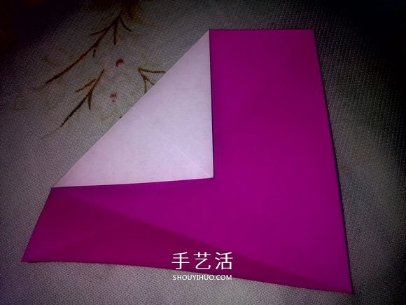萌神折纸教程 可爱立体大白的折法图解步骤(图5)