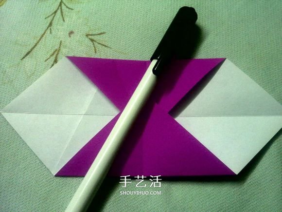 萌神折纸教程 可爱立体大白的折法图解步骤(图9)