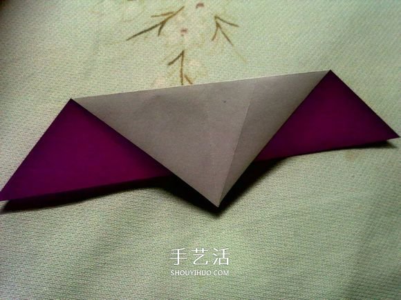 萌神折纸教程 可爱立体大白的折法图解步骤(图7)