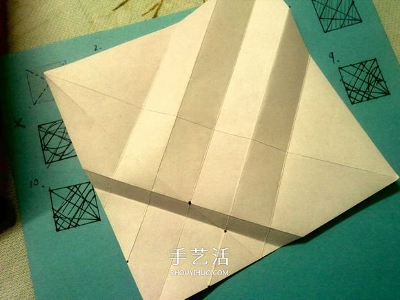 萌神折纸教程 可爱立体大白的折法图解步骤(图11)