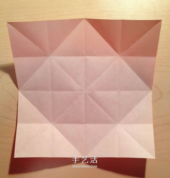 立体组合刺球的折法 带刺花球的折纸图解(图5)