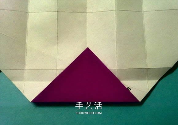 萌神折纸教程 可爱立体大白的折法图解步骤(图12)