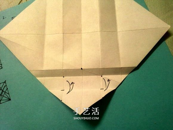 萌神折纸教程 可爱立体大白的折法图解步骤(图14)