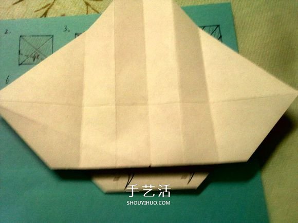 萌神折纸教程 可爱立体大白的折法图解步骤(图15)