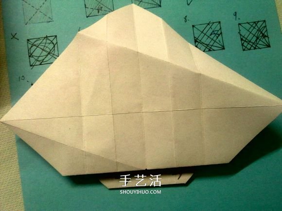 萌神折纸教程 可爱立体大白的折法图解步骤(图16)