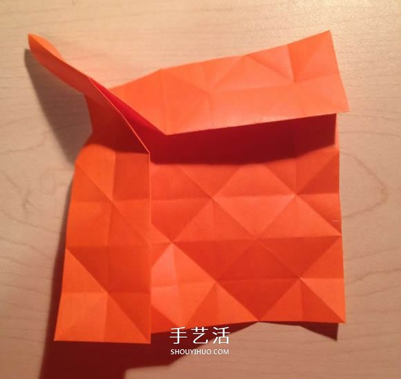 立体组合刺球的折法 带刺花球的折纸图解(图9)