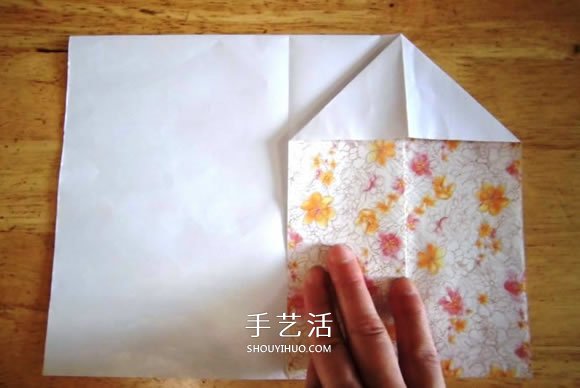 端午节手工制作 折纸粽子的折法详细步骤图(图10)