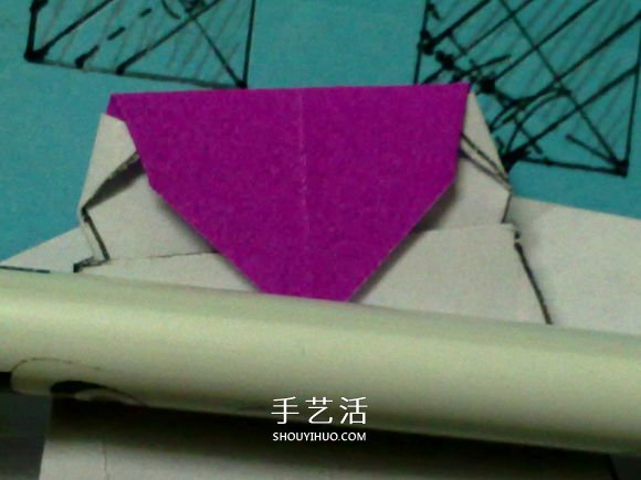 萌神折纸教程 可爱立体大白的折法图解步骤(图25)