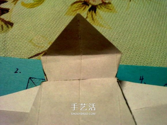 萌神折纸教程 可爱立体大白的折法图解步骤(图23)