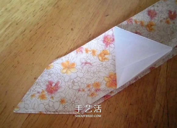 端午节手工制作 折纸粽子的折法详细步骤图(图50)