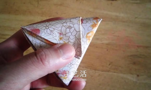 端午节手工制作 折纸粽子的折法详细步骤图(图53)