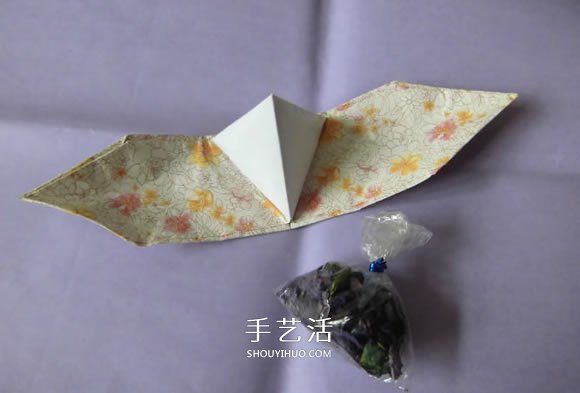端午节手工制作 折纸粽子的折法详细步骤图(图55)