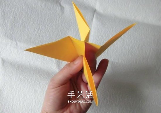 珠光海螺怎么折的教程 手工折纸海螺的步骤图(图8)