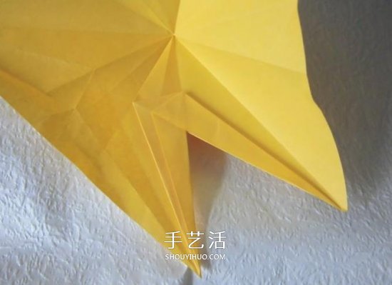 珠光海螺怎么折的教程 手工折纸海螺的步骤图(图12)