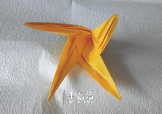 珠光海螺怎么折的教程 手工折纸海螺的步骤图(图15)