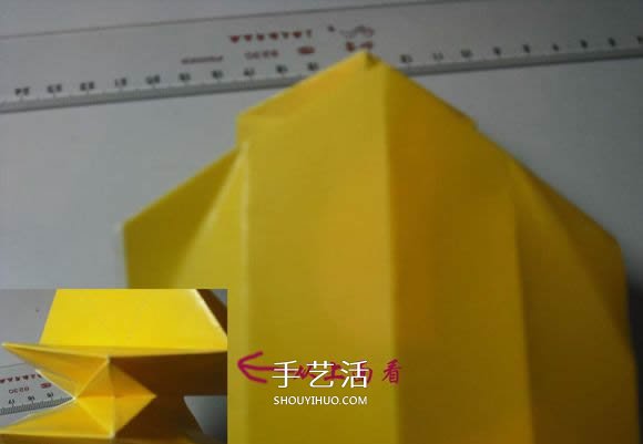 纸币勋章怎么折图解 手工折纸勋章的方法(图30)