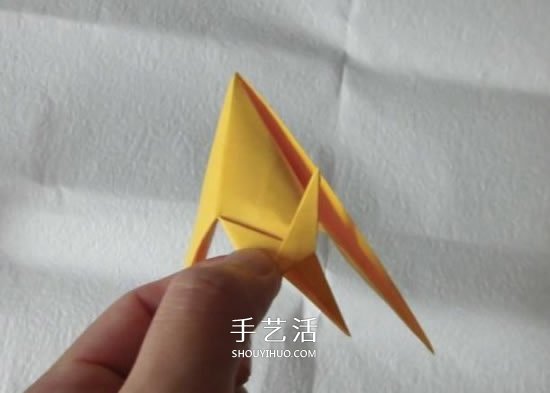 珠光海螺怎么折的教程 手工折纸海螺的步骤图(图18)