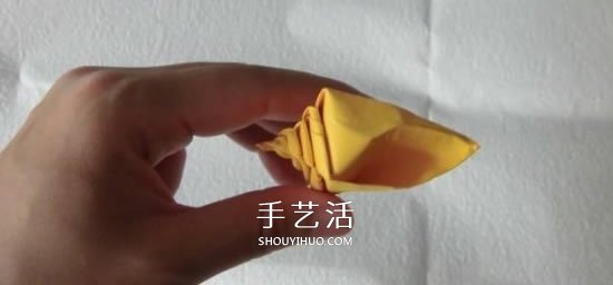 珠光海螺怎么折的教程 手工折纸海螺的步骤图(图25)