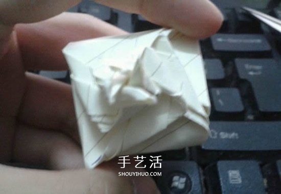 珠光海螺怎么折的教程 手工折纸海螺的步骤图(图35)